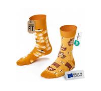Many Mornings Unisex Honey Bear Mismatched Socken, Multicolor, 39-42
