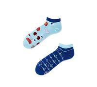 Many Mornings Unisex DR Low Mismatched Socken, Multicolor, 43-46