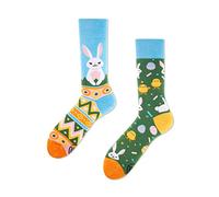 Many Mornings Socken Easter Bunny – Osterhase – verschiedene Designs – Grün – Größe 39-42