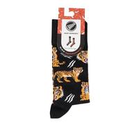Many Mornings - Feet of the Tiger - Tiger - Mismatched Socken (39-42)