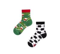 Many Mornings Unisex Kinder Football Fan Kids Mismatched Socken, Multicolor, 23-26