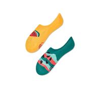 many mornings - Füßlinge - Watermelon Splash grün/gelb - Gr. - 39-42