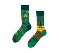 Many Mornings - Happy Harvest - Glückliche Ernte - Mismatched Socken - Bauer, Traktoren (43-46)