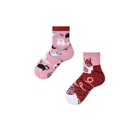 Many Mornings Unisex Kids Playful CAT Mismatched Socken, Multicolor, 31-34