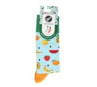 Many Mornings Unisex Tutti Frutti Mismatched Socken, Multi-Color, 39-42
