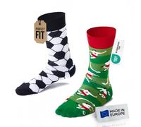 Many Mornings Socken Football Fan 26428 Fußballmotive Grün Herren 39-42
