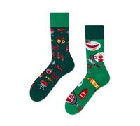 Many Mornings Unisex BBQ TIME Mismatched Socken, Multi-Color, 43-46