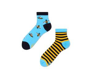 many mornings - Socken - Bee Bee blau/gold - Gr. - 39-42