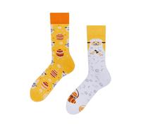 many mornings - Socken - Easter lamb weiß/gelb, 35-38