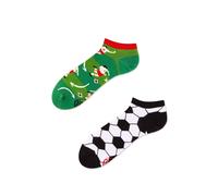 Many Mornings Unisex Football Fan Low Mismatched Socken, Multicolor, 43-46