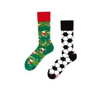 many mornings - Socken FOOTBALL FAN weiß/schwarz/rot - Gr. - 46