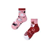 many mornings - Socken - Playful Cat pink - Gr. - 23-26