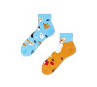 many mornings - Socken - Playful Dog blau/braun - Gr. - 43-46