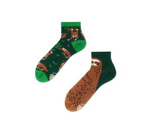 many mornings - Socken - Sloth Life braun/grün - Gr. - 39-42