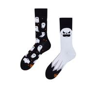 many mornings - Socken - The Ghost weiß/schwarz - Gr. - 43-46