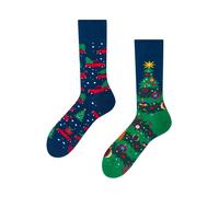 many mornings - Socken - Xmas tree blau - Gr. - 35-38