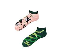 Many Mornings Unisex Sweet Panda Low Mismatched Socken, Multi-Color, 43-46