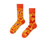 Many Mornings Unisex The Squirrels Mismatched Socken, Multicolor, 39-42