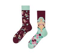 Many Mornings Unisex Mystic Mermaid Mismatched Socken, Multi-Color, 43-46