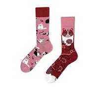 Many Mornings unisex Socken - Playful Cat/Spielerisch Katze (35-38)