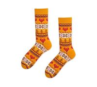 Many Mornings Warme Socken WARM FOX Kuschelige Wintersocken Größe 35-38 Damen Herren Bunte Fuchs-Socken Weich Atmungsaktiv Perfekt für Winter Geschenkidee
