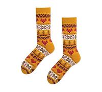 Many Mornings Warme Socken WARM FOX Kuschelige Wintersocken Größe 39-42 Damen Herren Bunte Fuchs-Socken Weich Atmungsaktiv Perfekt für Winter Geschenkidee