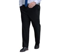 MANYUBEI Formale Herrenhose, Übergröße Hohe Taille Lässig Business Büro Arbeit Hose Mit Geradem Bein Anzughose Bequem Locker,9XL,Black
