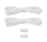 Maouira Elastische Schnürsenkel aus Nylon mit Metall Aglets für verschiedene Arten von Sneakers, Schnürsenkel für den täglichen Gebrauch, elastische Schnürsenkel
