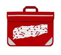 Mapac Music Bag Duo - Music Notes - Red