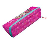 Maped Federmäppchen Barbie XXL – XXL-Öffnung, 2 wendbare Seiten, dreieckig, pink/weiß