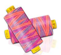 Mara Nähgarn, mehrfarbig, Gutermann 120-2 Spulen, 1000 m (Farbe 9814)