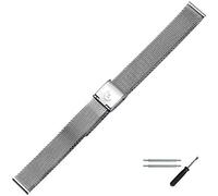 MARBURGER Uhrenarmband 14mm Edelstahl Silber - Werkzeug Montage Set 80701140020