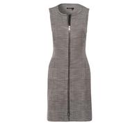 Marc Aurel - Ärmellose Kleid mit feinem Glencheck-Muster grau melange - Gr. - 40