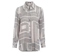Marc Aurel - Bluse aus Grafik-Druck light taupe varied - Gr. - 40