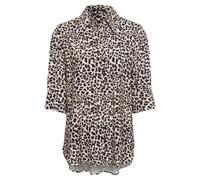 Marc Aurel - Hemd mit Leopardenprint light sand varied - Gr. - 38