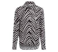 Marc Aurel - Hemd mit schwarz-weiß Druck black varied - Gr. - 46