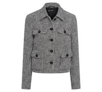 Marc Aurel - Jacke mit grafischem Jacquard black offwhite varied - Gr. - 44