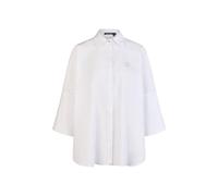 Marc Aurel - Oversize Hemd mit Logostrassdetail white - Gr. - 40