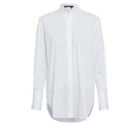 Marc Aurel - Oversize Hemdbluse mit Glanzstreifen - Modern & Lässig weiß - Gr. - 40