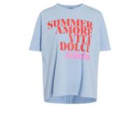 Marc Aurel - Oversized T-Shirt mit SUMMER AMORE Print - lässig, modern & sommerlich hellblau - Gr. - 38