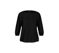 Marc Cain Additions - Feminine Bluse in reiner Seide black - Gr. - 40