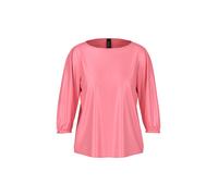 Marc Cain Additions - Feminine Bluse in reiner Seide bright candy pink - Gr. - 36