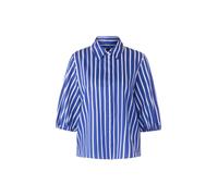 Marc Cain Additions - Gestreifte Baumwoll-Hemdbluse - Gr. - 46