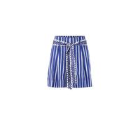 Marc Cain Additions - Gestreifte Shorts WARANGAL mit Gürtel - Gr. - 36