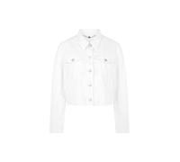 Marc Cain Additions - Kurze Jeansjacke aus Baumwollstretch white - Gr. - 38