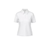 Marc Cain Additions - Poloshirt aus Baumwollstretch white - Gr. - 34
