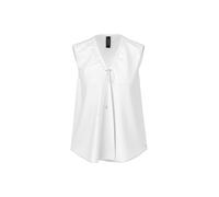 Marc Cain Additions - Schwingendes Top mit Falte white - Gr. - 40
