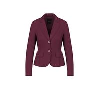Marc Cain Additions - Taillierter Stretch-Blazer mit Klappen winetasting - Gr. - 44