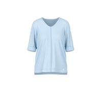 Marc Cain Additions - Weite Bluse in Materialmix skyway new - Gr. - 38