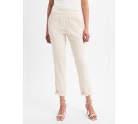 Marc Cain Baukasten-Stoffhose mit Leinenanteil Damen ecru, 34